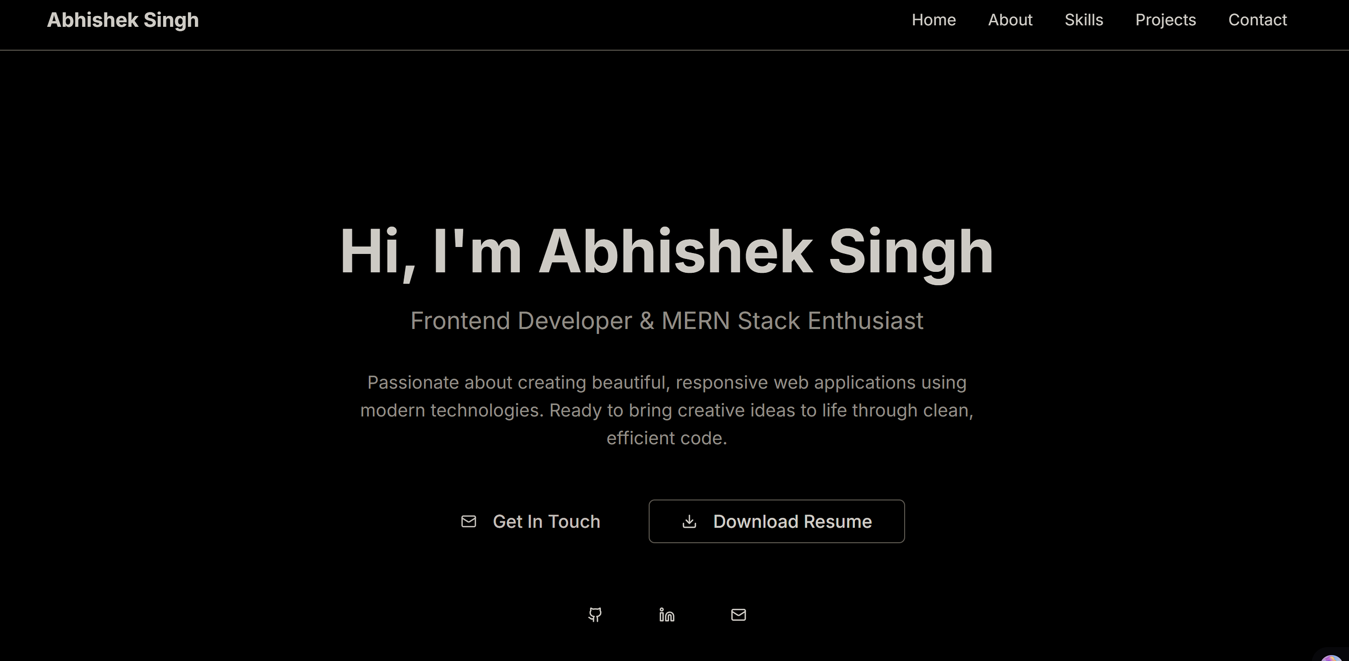 Portfolio Website
